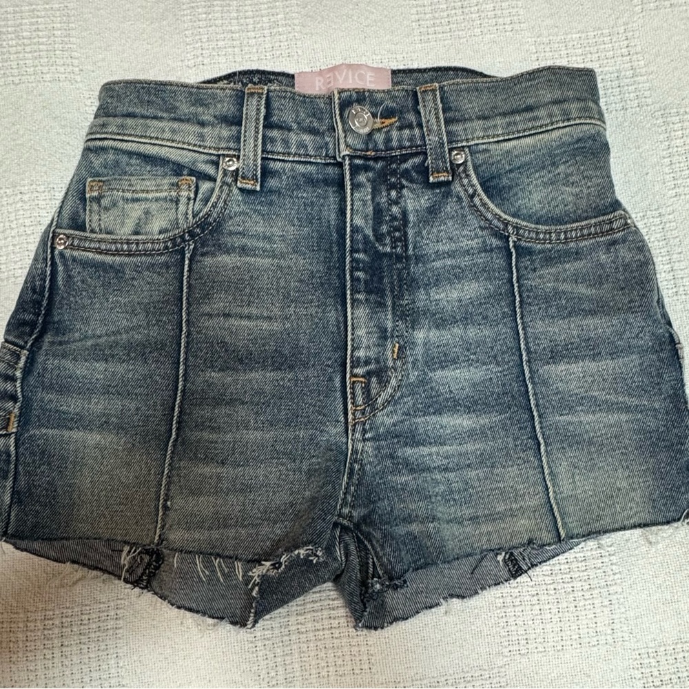 Revice Women's Jean Shorts - Dark Blue